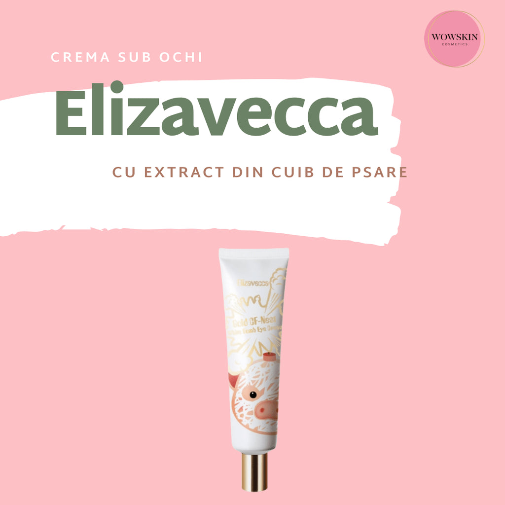 Crema sub ochi de la Elizavecca cu extract din cuib de pasăre - WowSkin Romania