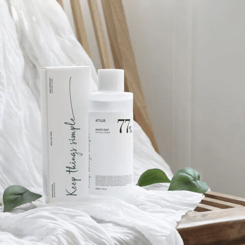 ANUA Heartleaf 77% Toner + Cleansing Oil – routine coreeană de îngrijire a tenului