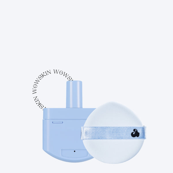 Babe Skin Baby Blue Cushion RE - FEEL + Puff - WowSkin Romania