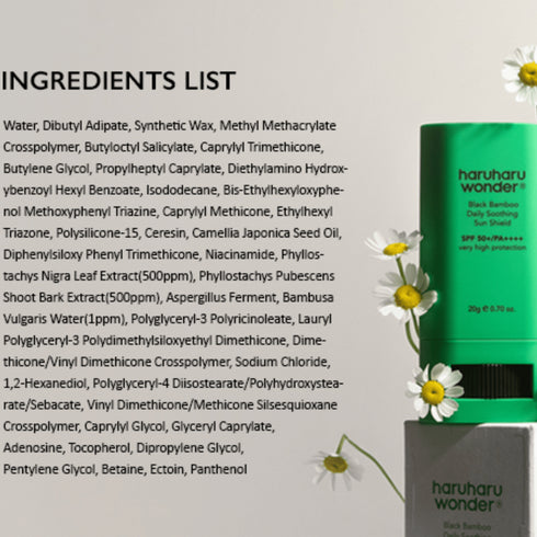 Black Bamboo Daily Soothing Sun Shield, 20 ml - WowSkin Romania