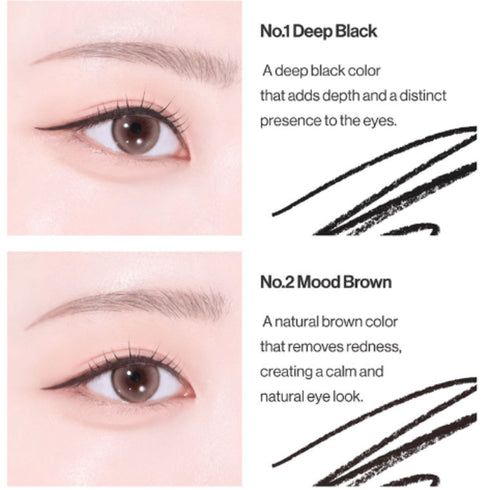 Easy Glide Flat Eyeliner No2 Mood Brown - WowSkin Romania