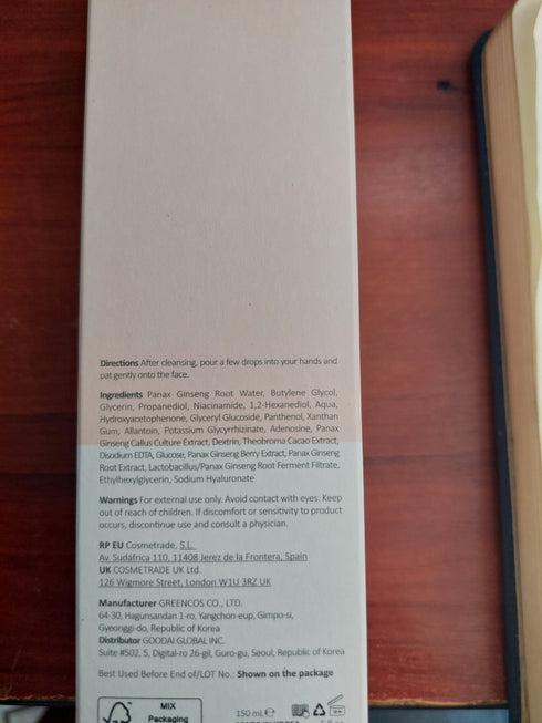 Ginseng Essence Water - WowSkin Romania