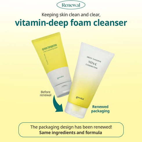Green Tangerine Vita C Cleansing Foam - WowSkin Romania