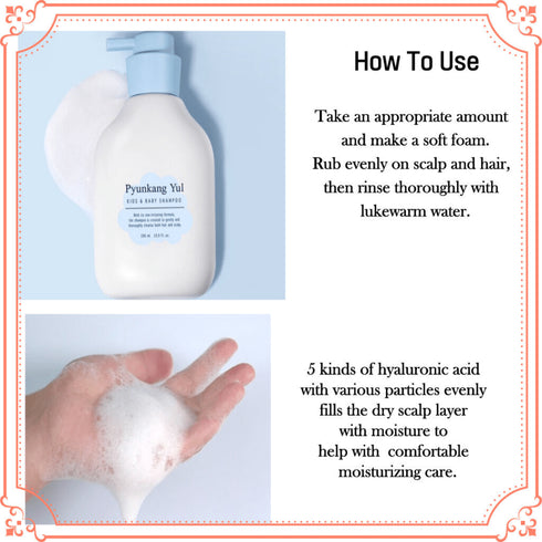 Șamponul Pyunkang Yul Kids & Baby este ideal pentru îngrijirea părului și scalpului bebelușilor. Șampon curăță eficient, fiind potrivit pentru pielea sensibilă a bebelușilor. Pyunkang Yul Kids & Baby Shampoo oferă o curățare blândă, lăsând părul bebelușilor moale și sănătos. Ambalajul de 590 ml asigură o utilizare îndelungată, fiind perfect pentru rutina zilnică de îngrijire a bebelușilor. Alege Pyunkang Yul Kids & Baby Shampoo pentru a oferi cea mai bună protecție și curățare pentru părul bebelușilor