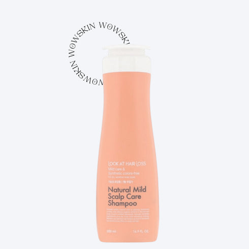 Look At Hair Loss Natural MILD Scalp Care Shampoo, 500 ml - WowSkin Romania