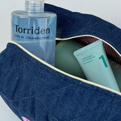 Makeup bag Teddy Jeans - WowSkin Romania