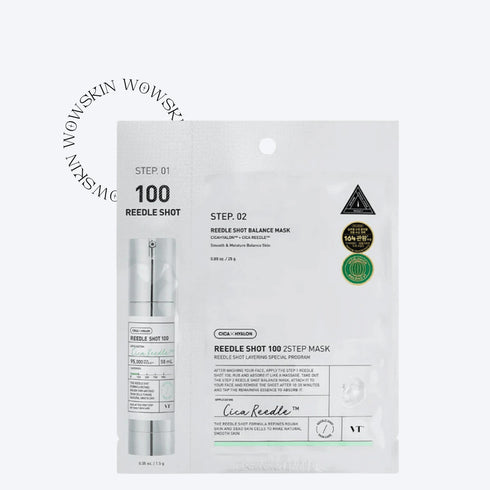 Mild Reedle Shot 100 2 - Step Mask,1 bucata - WowSkin Romania