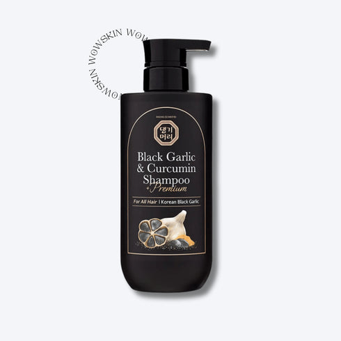Premium Black Garlic & Curcumin Shampoo, 500 ml - WowSkin Romania