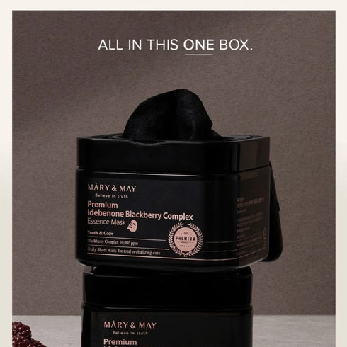 Premium Idebenone Blackberry Complex Essence Mask - WowSkin Romania