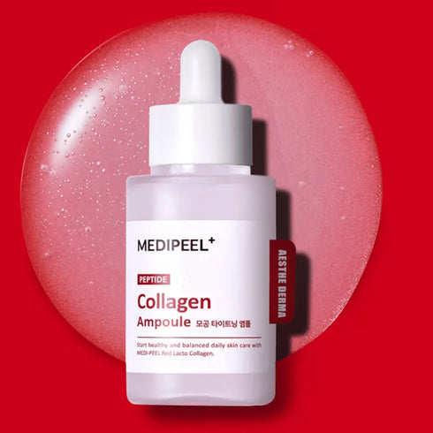 Red Lacto Peptide Collagen Tightening Ampoule - WowSkin Romania