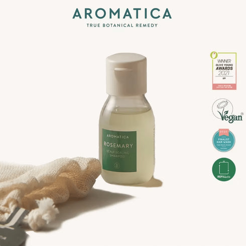 Rosemary Scalp Scaling Shampo, 30 ml - WowSkin Romania