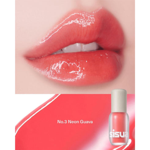 Sisua Popcorn Syrup Lip Plumper - No. 3 Neon Guava - WowSkin Romania