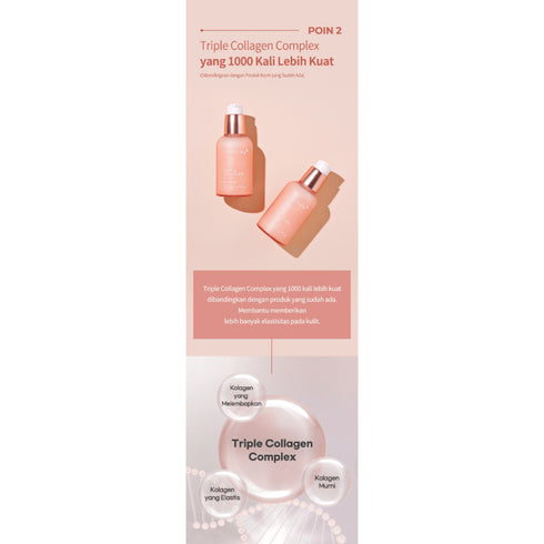 Redă elasticitatea și suplețea pielii cu serul anti-aging Medicube Triple Collagen Serum 4.0.
Formulat pentru a combate pierderea de colagen și a stimula regenerarea celulară în profunzime. wowskin.ro