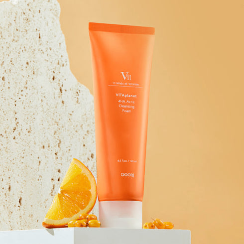 VITAPLANET 4Ha Acne Cleansing Foam, 120 ml - WowSkin Romania