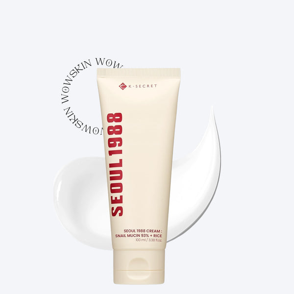 Cream : Snail Mucin 93% + Rice, 100 ml
