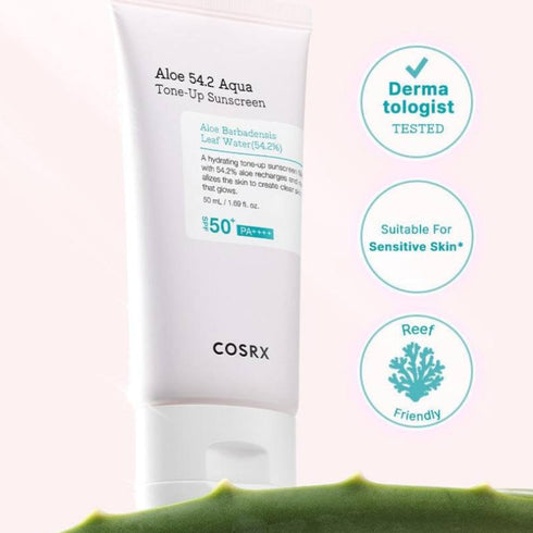 Aloe 54.2 Aqua Tone-Up Sunscreen, 50 ml