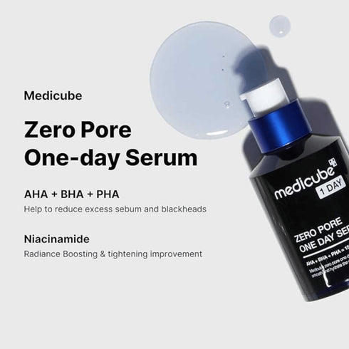 Cumpără online Medicube Zero Pore One Day Serum 30ml – luptă eficient cu porii dilatați.
Formula concentrată acționează rapid pentru a rafina textura pielii și a preveni acneea. wowskin.ro