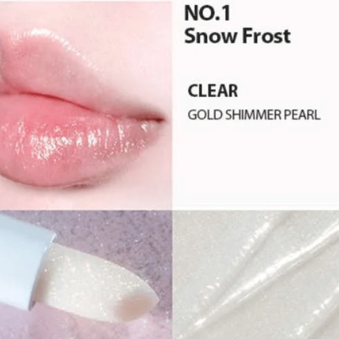 Glacier Vegan Lip Balm - No.1 Snow Frost - WowSkin Romania