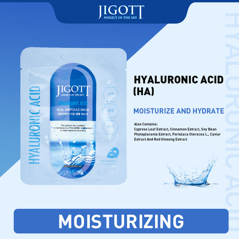 Hyaluronic Acid Real Ampoule Mask - WowSkin Romania