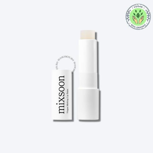 Mixsoon Vegan Melting Lip Balm 01 Clear Cu Mixsoon Vegan Melting Lip Balm în varianta "Clear", buzele tale vor fi mereu hidratate și gata de orice. Acest balsam de buze este dedicat celor care își doresc doar ce este mai bun pentru pielea lor: ingrediente naturale, vegană și eficacitate garantată. Încearcă-l și simte diferența!