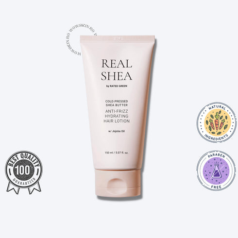 Real Shea Anti-Frizz Hydrating Hail Lotion (w/ Jojoba Oil)