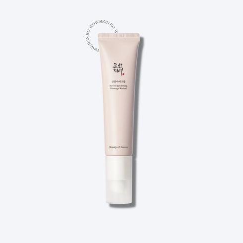 Beauty of Joseon Eye Serum cu Ginseng și Retinal reduce ridurile fine și semnele de oboseală.
Formulă anti-aging intensă pentru un contur al ochilor neted și luminos. wowskin.ro