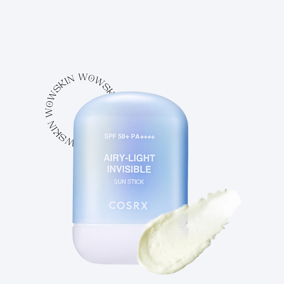 Cosrx Airy-Light Invisible Sun Stick – stick solar SPF50+ cu textură lejeră și finish invizibil