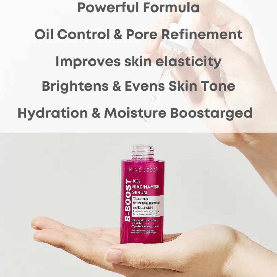 B - Boost 10% Niacinamide Serum, 30ml - WowSkin Romania