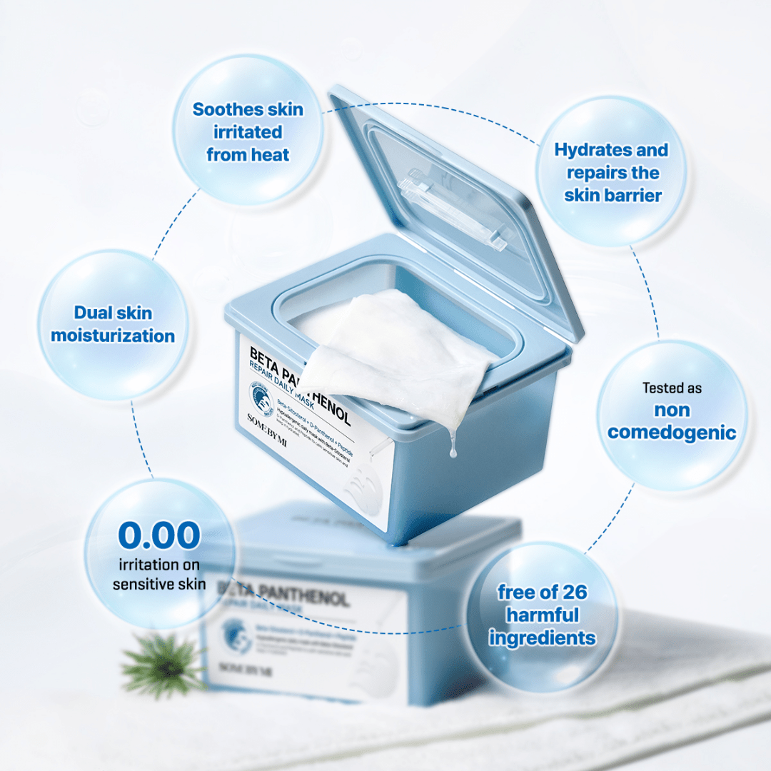 Beta Panthenol Repair Daily Mask 30pcs - WowSkin Romania