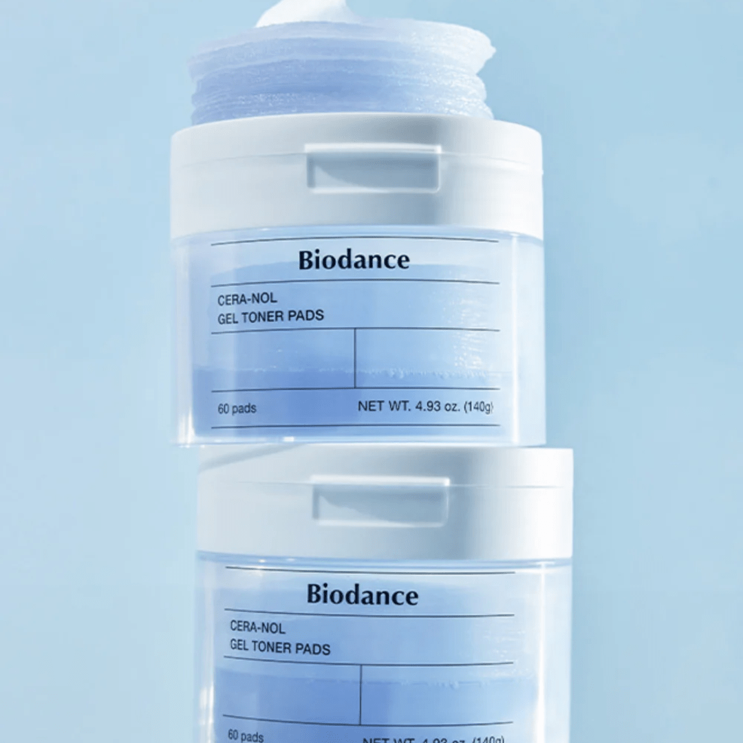 Detalii produs Biodance Cera-nol Gel Toner Pads – formulă non-iritantă, testată pentru piele sensibilă