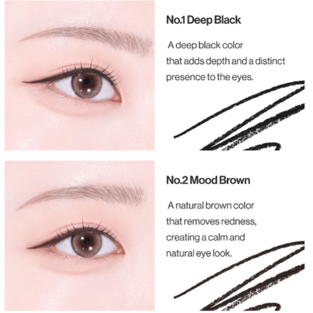 Easy Glide Flat Eyeliner No2 Mood Brown - WowSkin Romania