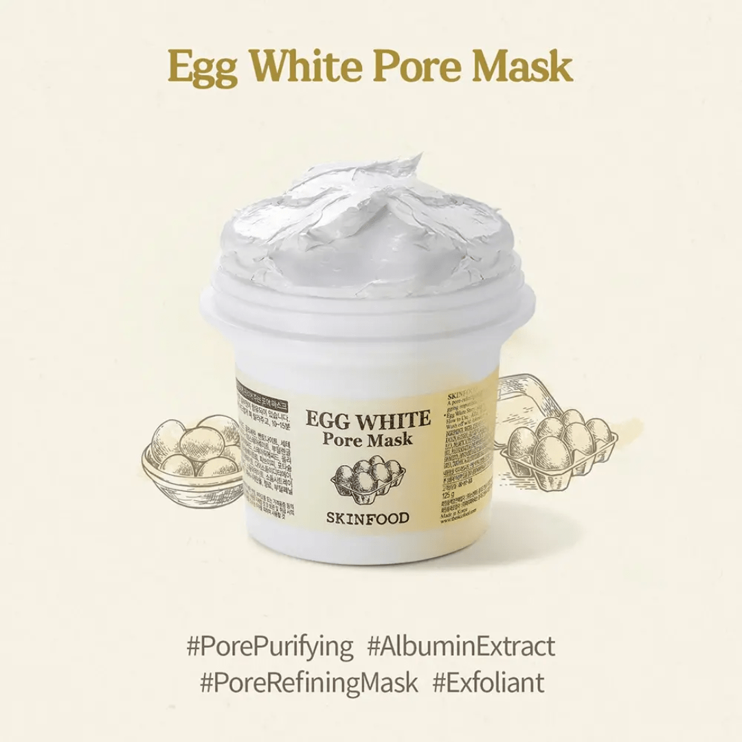 Egg White Pore Mask - WowSkin Romania