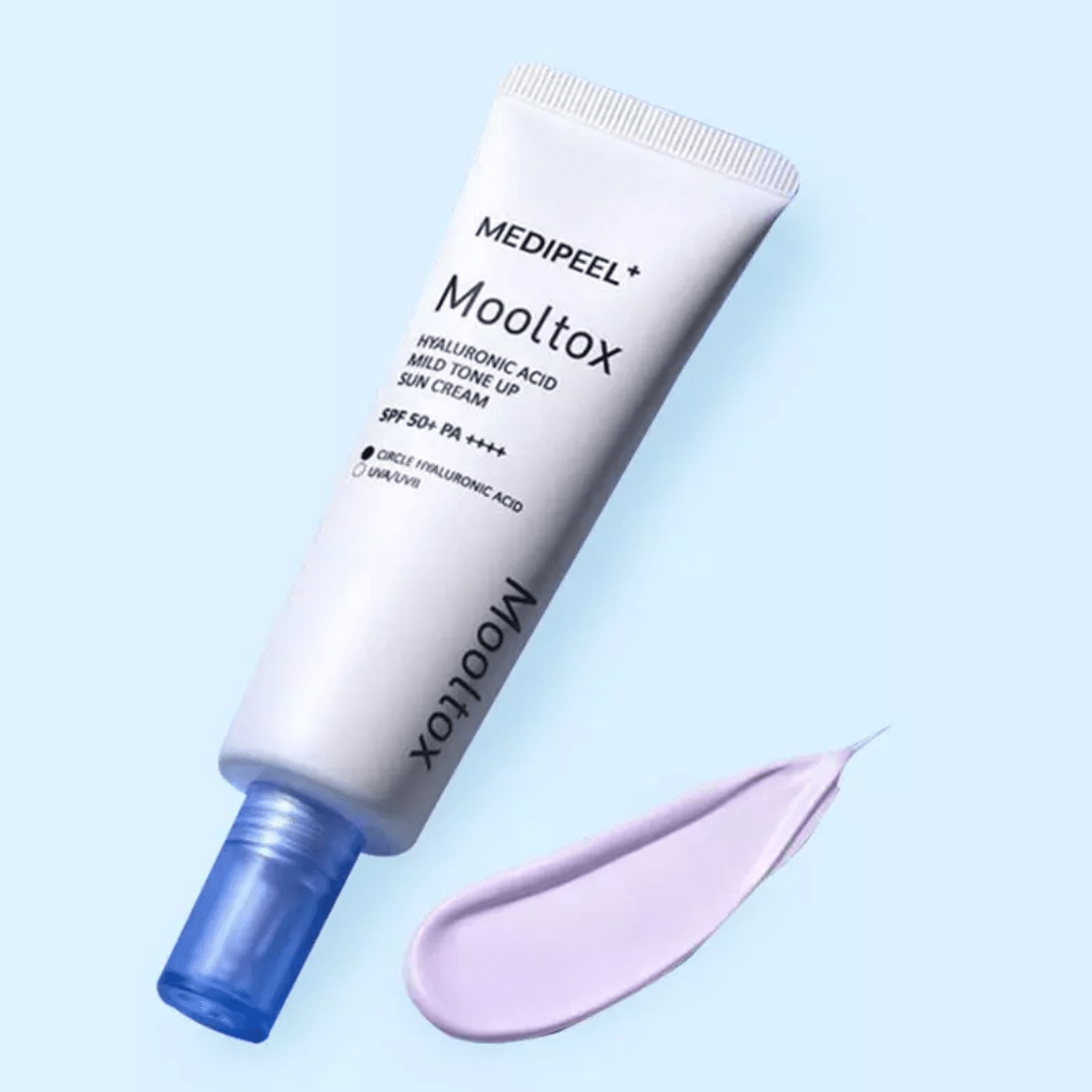 Hyaluronic Acid Mooltox Mild Tone Up Sun Cream, SPF50+/PA++++ - WowSkin Romania