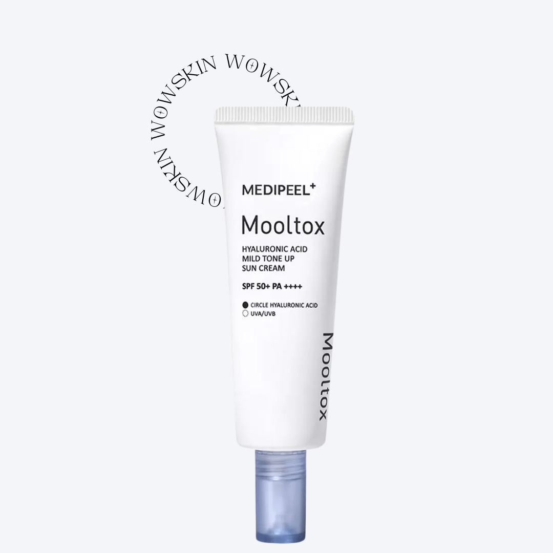 Hyaluronic Acid Mooltox Mild Tone Up Sun Cream, SPF50+/PA++++ - WowSkin Romania