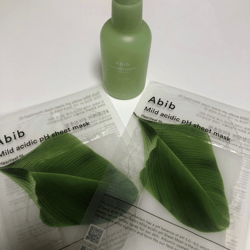 Mild Acidic pH Sheet Mask_HEARTLEAF FIT