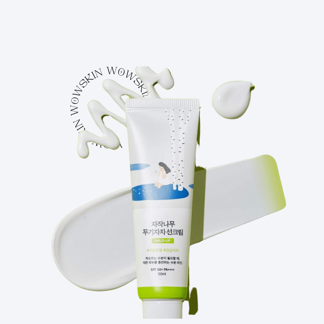 RoundLab Moisture Mild-Up Sunscreen SPF50+ PA++++ oferă protecție solară delicată și hidratare intensă. Ideal pentru ten sensibil și uscat.