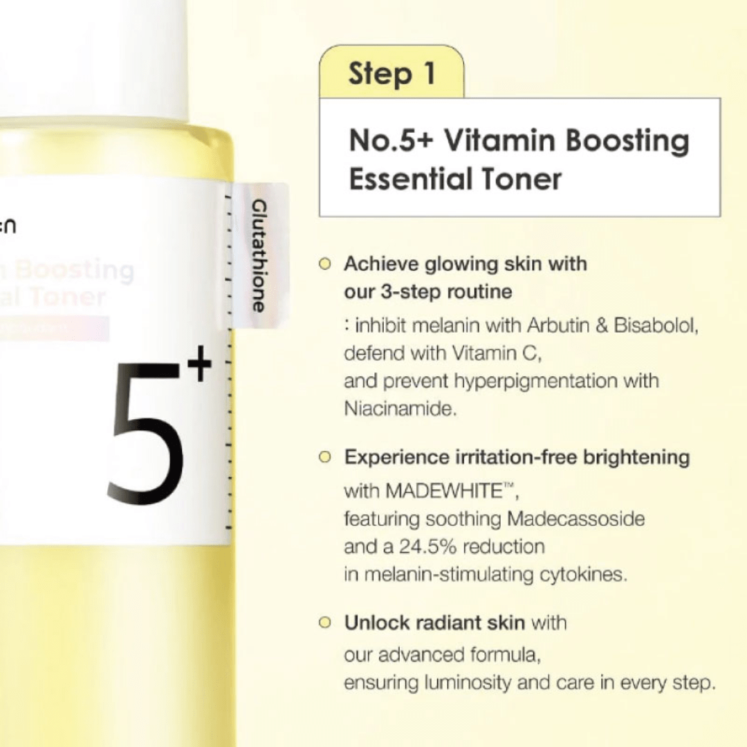 No.5 Vitamin Boosting Essential Toner 200ml - WowSkin Romania