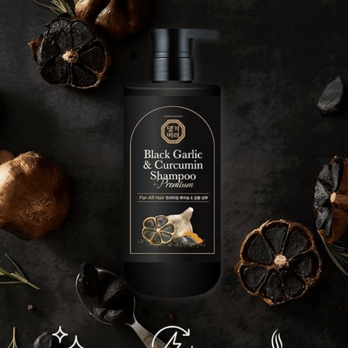 Premium Black Garlic &amp; Curcumin Shampoo, 500 ml