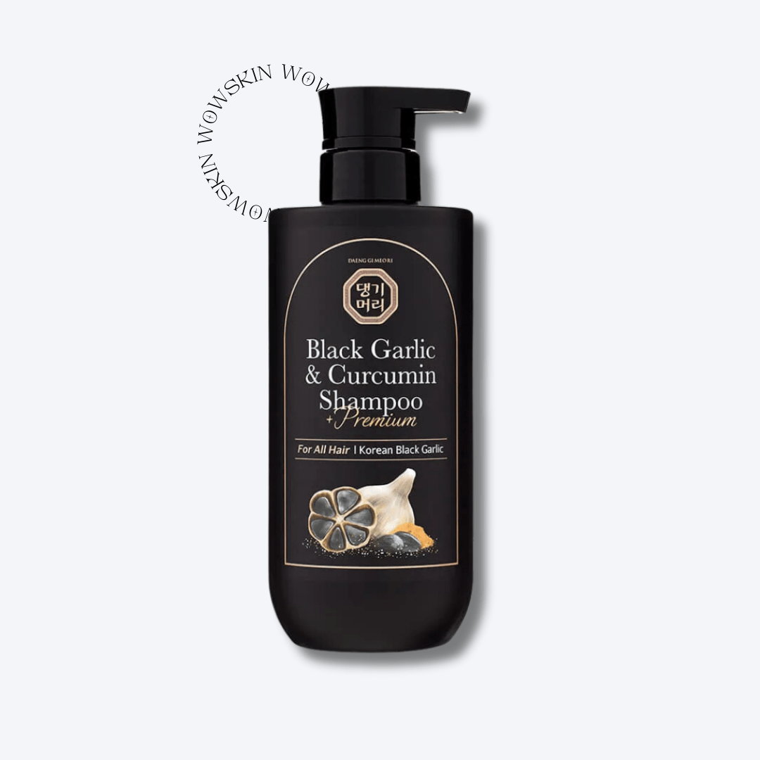Premium Black Garlic & Curcumin Shampoo, 500 ml - WowSkin Romania