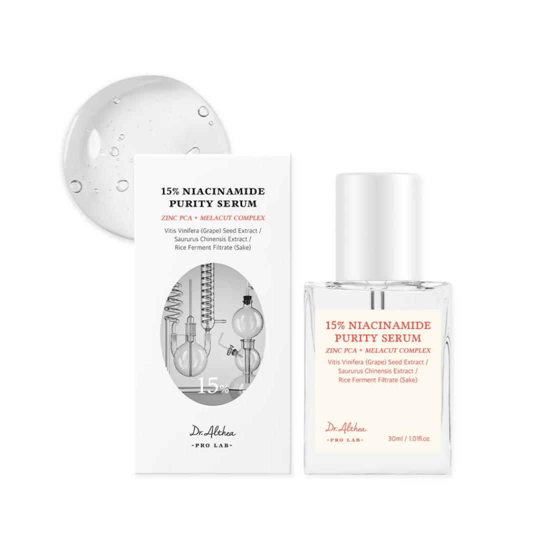 Dr. Althea Niacinamide Serum – soluția avansată pentru tenul tern și lipsit de strălucire. Minim porii, echilibrează pielea, reduce petele. wowskin.ro