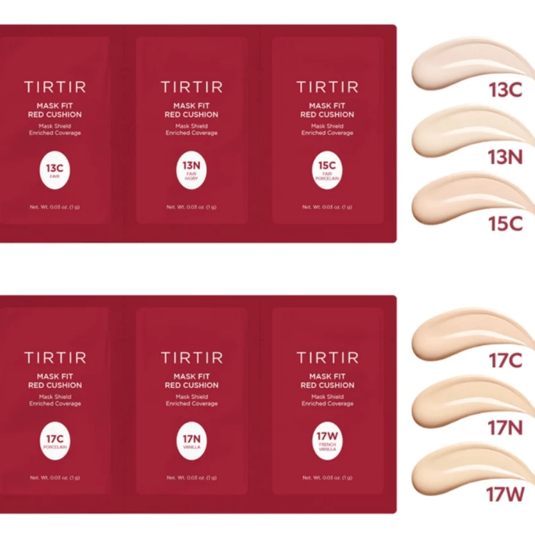Sample Mask Fit Red Cushion 6 Colors Kit FIT - WowSkin Romania