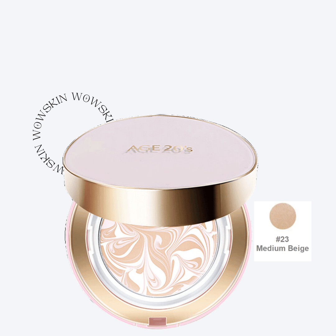 Fond de ten hidratant cu acoperire medie și protecție solară ridicată
AGE 20’s Moisture Cover Pact 23 Medium Beige oferă hidratare intensă și un finish natural, perfect pentru un machiaj de zi cu zi.  WowSkin Romania