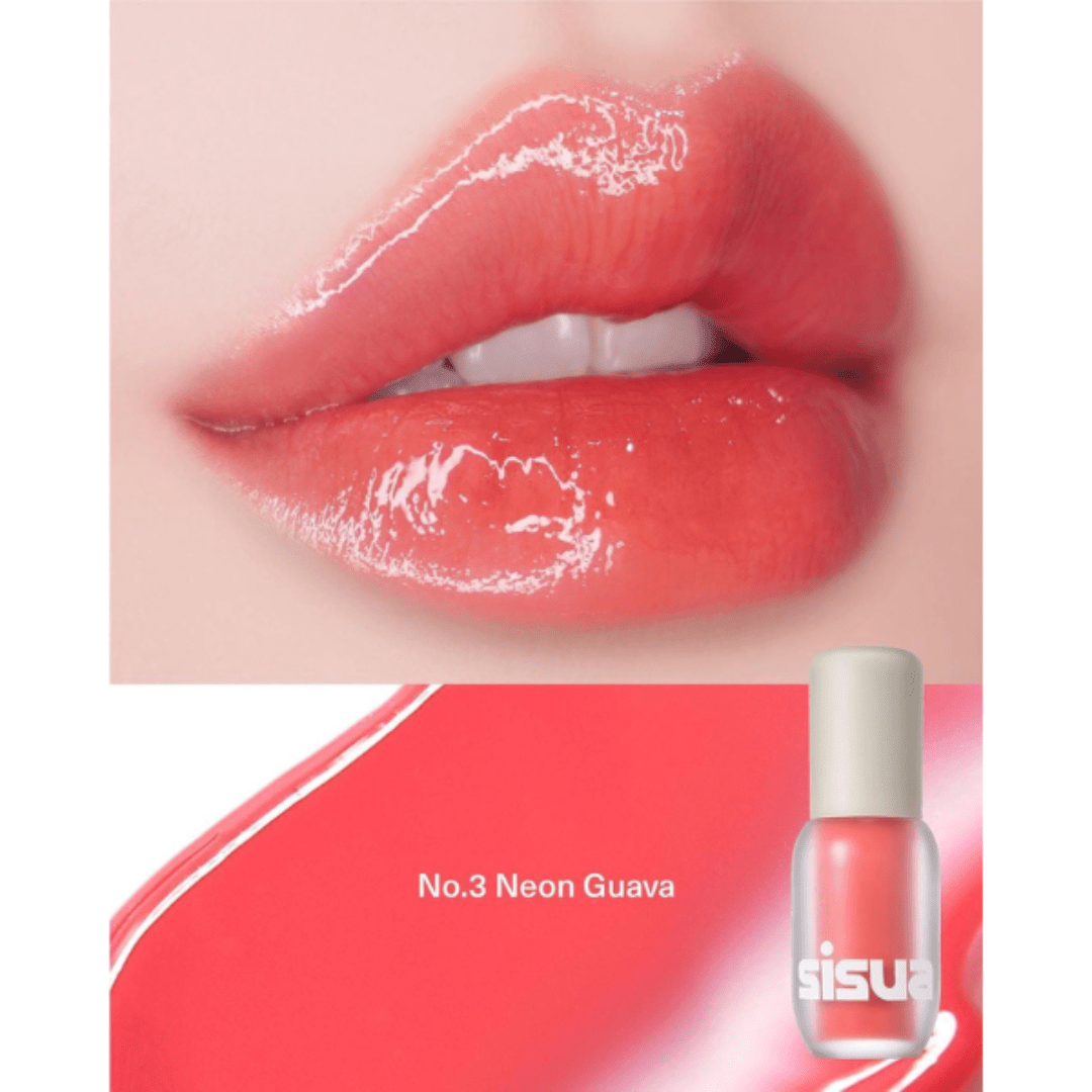Sisua Popcorn Syrup Lip Plumper - No. 3 Neon Guava - WowSkin Romania