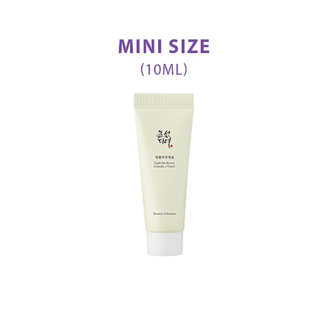  Ser cu Centella Asiatica și vitamine pentru un ten echilibrat și revitalizat. Beauty of Joseon Vita Serum 10ml reduce inflamațiile și susține bariera naturală a pielii. wowskin.ro