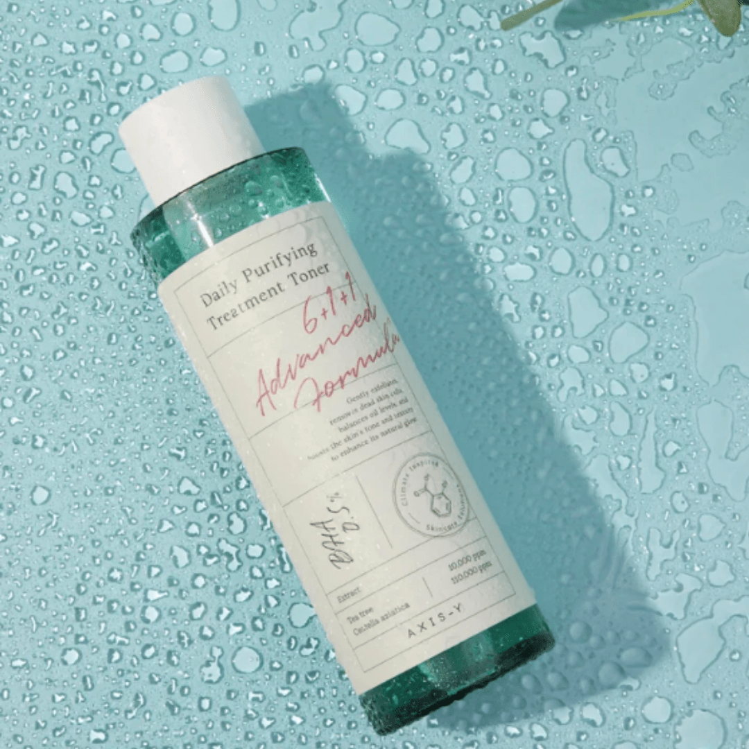  Cu extract de arbore de ceai și centella, AXIS-Y Toner tratament purificator reduce roșeața și inflamațiile. Perfect pentru o piele curată și echilibrată.