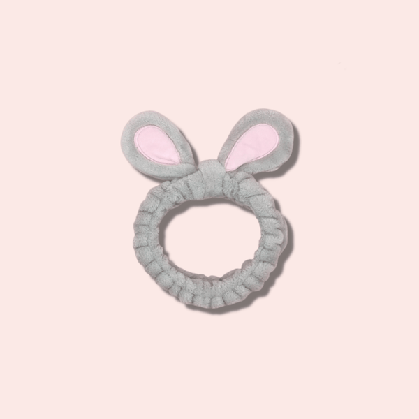 Fluffy Hair Band - Grey