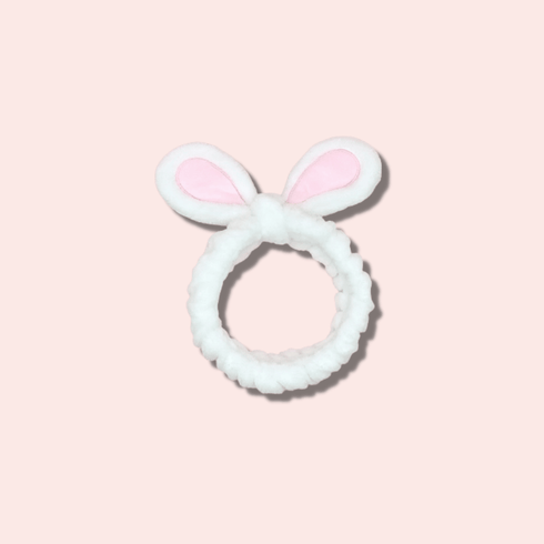 Fluffy Hair Band - White