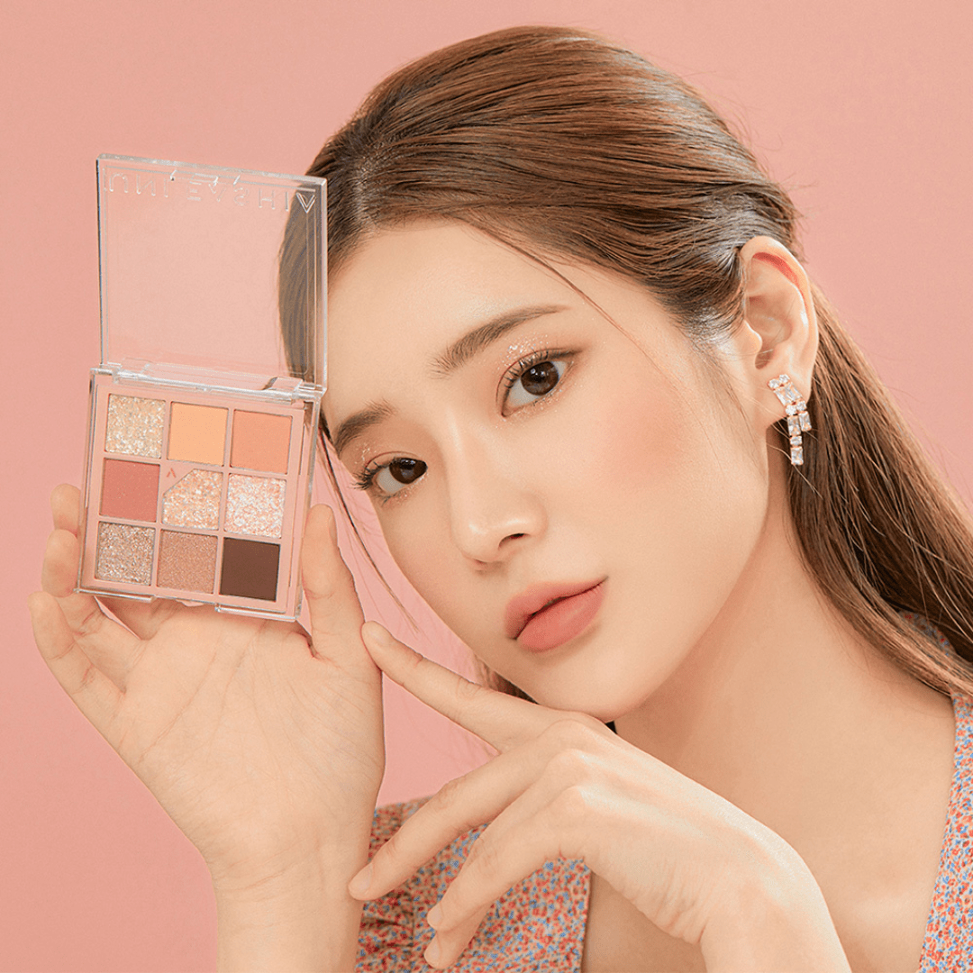 Glitterpedia Eye Palette - 3 All of Coralpink - WowSkin Romania