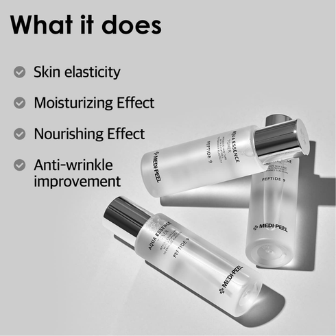 Toner for the face with a complex of 9 mini peptides