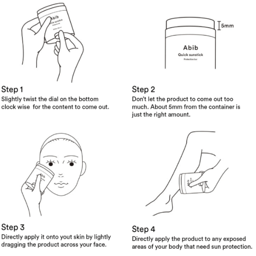 Abib Quick Sunstick Protection Bar – SPF50+ cu textura matasoasa, ideal pentru reaplicare zilnica